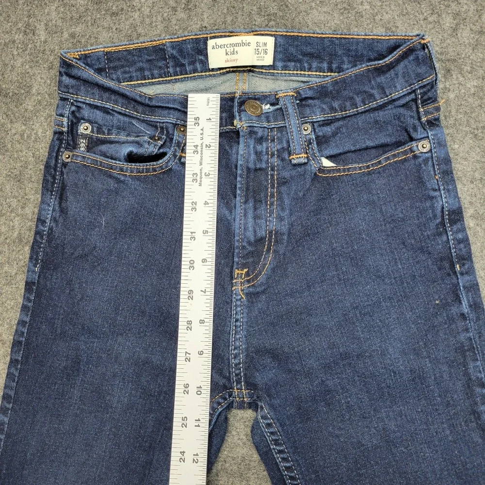 Abercrombie Jeans Kids 15/16 Denim Streetwear Slim Skinny Leg MIX LOT Bundle - Picture 13 of 16